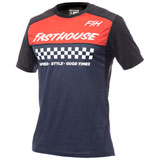 FastHouse Alloy Mesa MTB Jersey Heather Red/Navy