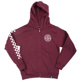 FastHouse Youth Statement Zip-Up Hooded Sweatshirt Maroon