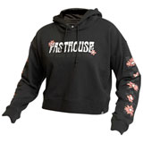 FastHouse Women's Serene Crop Hooded Sweatshirt Black
