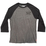 FastHouse Swift Raglan Tech T-Shirt Black/Heather Grey