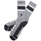 FastHouse Venice Crew Socks Heather Grey/Black