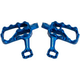 Fastway Ext Motorcycle Foot Pegs Kit Blue