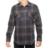 FastHouse Saturday Night Special Long Sleeve Flannel Navy/Brown