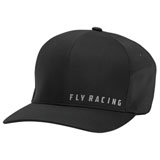 Fly Racing Delta Flex Fit Hat 2021 Black