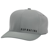 Fly Racing Delta Flex Fit Hat 2021 Grey