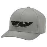 Fly Racing Podium Flex Fit Hat Grey