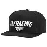 Fly Racing EVO Snapback Hat Black/White
