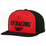 Fly Racing EVO Snapback Hat Red/Black