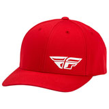 Fly Racing F-Wing Snapback Hat Red
