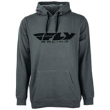 Fly Racing Corporate Hooded Sweatshirt Charcoal