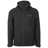 Fly Racing Pit Zip-Up Hooded Jacket Black