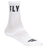 Fly Racing Crew Socks White