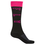 Fly Racing Thick MX Socks 2021 Black/Pink/Grey