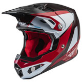 Fly Racing Formula Carbon Prime Helmet Red/White/Red Carbon