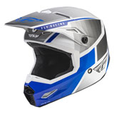 Fly Racing Youth Kinetic Drift Helmet Blue/Charcoal/White