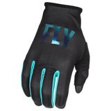 Fly Racing Women's Lite Gloves 2022 Black/Aqua