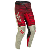 Fly Racing Kinetic Wave Pant Light Grey/Red