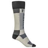 Fly Racing Thick MX Socks Grey/Black