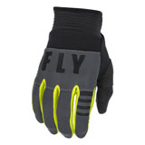 Fly Racing Youth F-16 Gloves Grey/Black/Hi-Viz