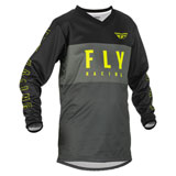 Fly Racing Youth F-16 Jersey Grey/Black/Hi-Viz