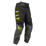 Fly Racing Youth F-16 Pants Grey/Black/Hi-Viz