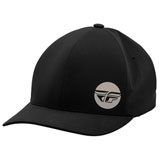 Fly Racing Delta Flex Fit Hat Black/Light Grey