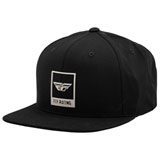 Fly Racing Boss Snapback Hat Black/White