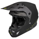Fly Racing Formula CP Slant Helmet Matte Black/Grey/Hi-Vis
