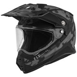 Fly Racing Trekker Pulse Helmet Matte Grey/Black