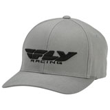 Fly Racing Youth Podium Flex Fit Hat Grey