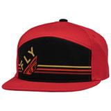 Fly Racing Youth Track Snapback Hat Black/Red