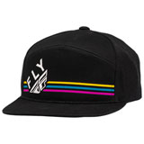 Fly Racing Youth Track Snapback Hat Black/White