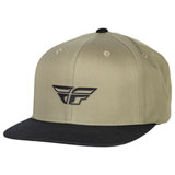 Fly Racing Youth Weeknder Snapback Hat Khaki/Black