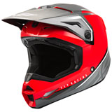 Fly Racing Youth Kinetic Vision Helmet Red/Grey