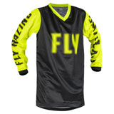 Fly Racing Youth F-16 Jersey 2023 Black/Hi-Vis
