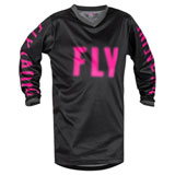 Fly Racing Youth F-16 Jersey 2023 Black/Pink