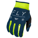 Fly Racing F-16 Gloves Navy/Hi-Vis/White