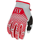 Fly Racing Kinetic Gloves Red/Grey