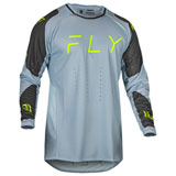 Fly Racing Evolution DST Jersey Ice Grey/Char/Neon Green