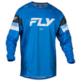 Fly Racing Kinetic Prix Jersey Bright Blue/Charcoal/White
