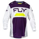 Fly Racing Kinetic Reload Jersey Deep Purple/White/Hi-Vis