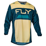 Fly Racing Kinetic Reload Jersey Ivory/Navy/Cobalt