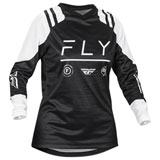 Fly Racing Women's F-16 Jersey Black/White