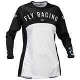 Fly Racing Women's Lite Jersey Black/Light Grey