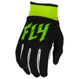 Fly Racing Youth F-16 Gloves Black/Neon Green