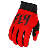 Fly Racing Youth F-16 Gloves Red/Black