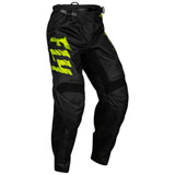 Fly Racing Youth F-16 Pant Black/Neon Green/Light Grey