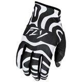 Fly Racing Lite Abyss Gloves White/Black