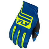 Fly Racing Lite Lancer Gloves Navy/Hi-Vis