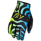 Fly Racing Lite Zen Gloves Black/Blue/Hi-Vis